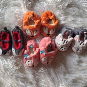 Size 4 toddler little critters slippers